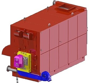 Котел водогрейный КВа-1,45 Водогрейный котёл КВа-1,45 предназчен для работы на жидком топливе и газе, тепловой мощностью 1,45 МВт (1450 кВт), используемый в системах отопления и водоснабжения в отопительных котельных в промышленных отраслях и жилищно-коммунальном хозяйстве. Котлоагрегат КВа-1,45 функционирует как в открытых, так и в закрытых системах теплоснабжения с принудительной циркуляцией теплоносителя.